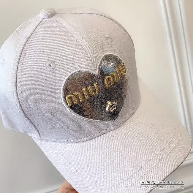 miu miu 爆新款 時尚百搭棒球帽 四季可戴 LLWJ7006